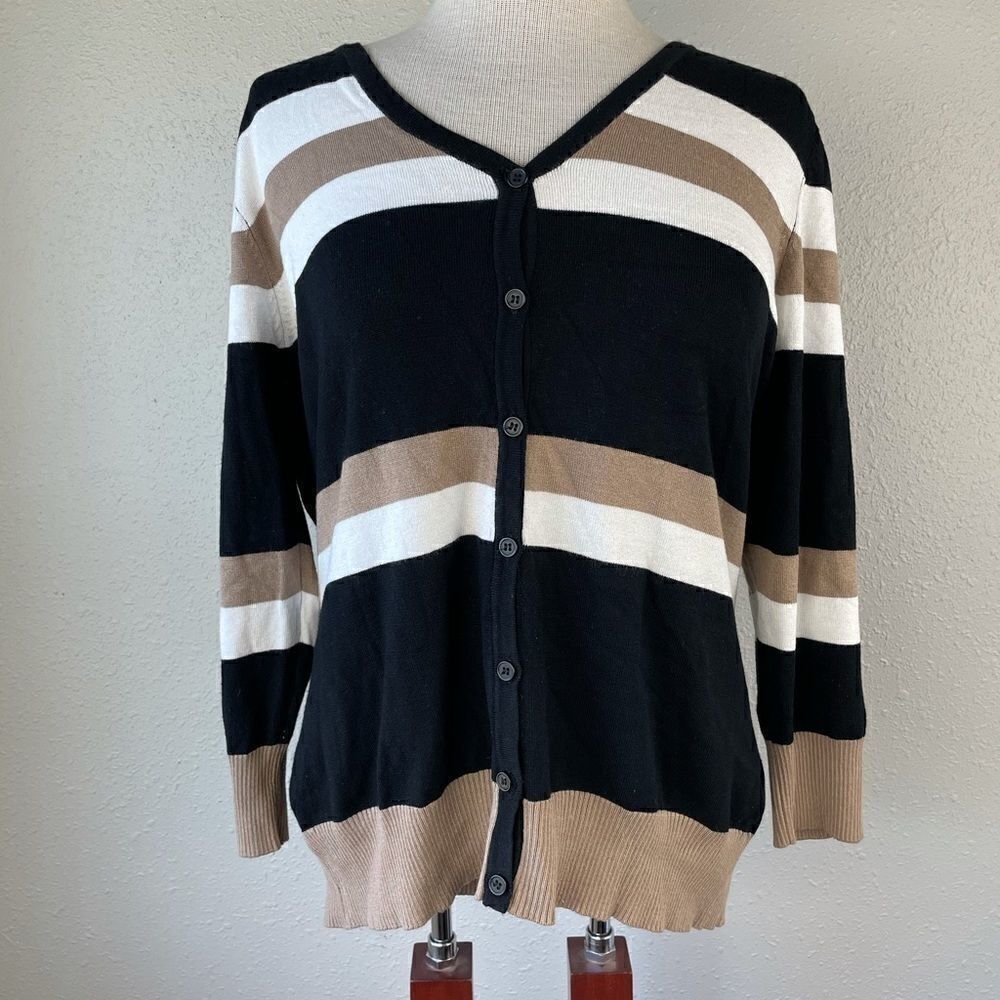 Carolyn Taylor Cardigan Sweater Size XL EUC